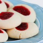 Swedish Raspberry Kiss Cookies