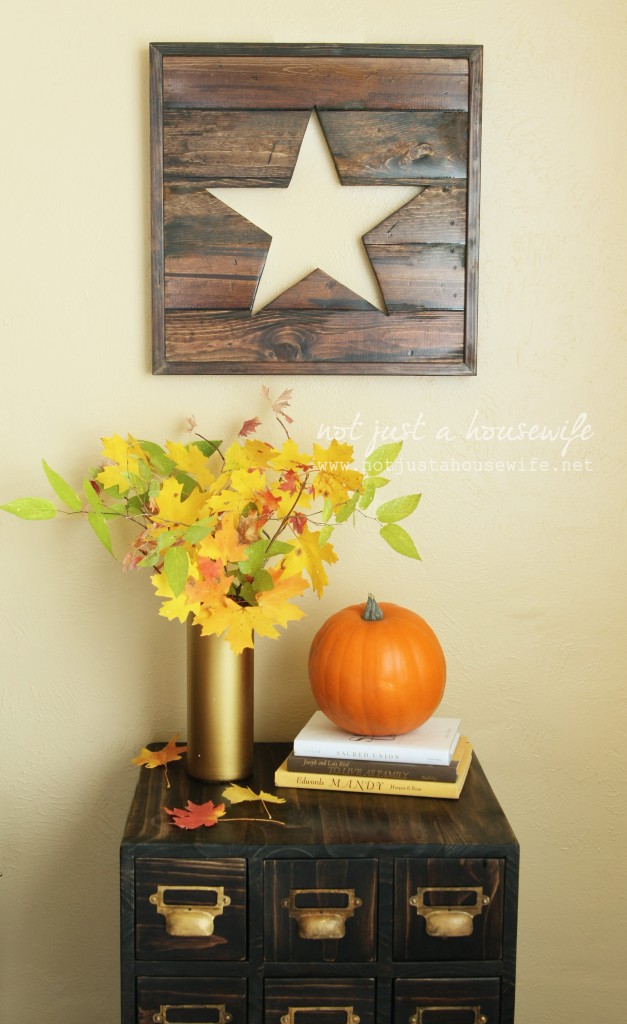 Pottery Barn Knock Off Wood Sign from @StacyRisenmay at Not Just A Housewife