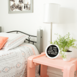 Pulling Things Together {Coral & Gray Teen Room}