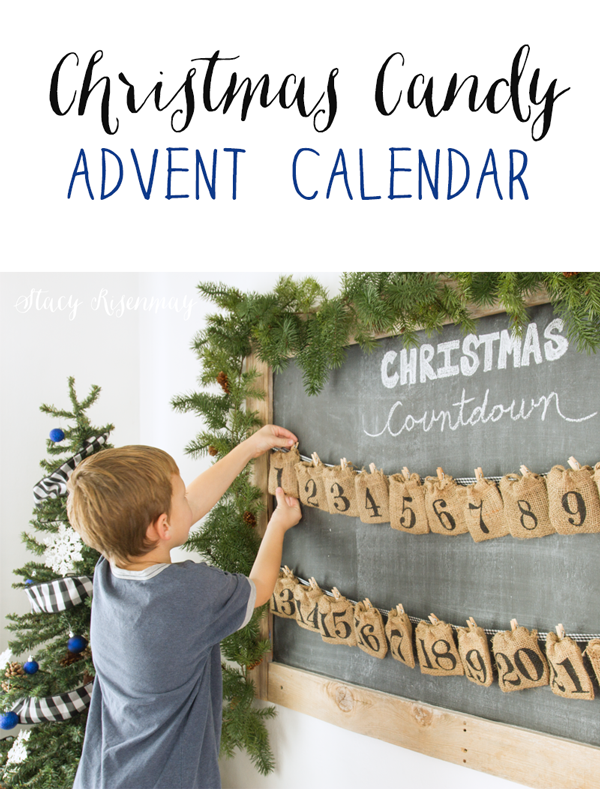 Darling DIY advent calendar kids will love!